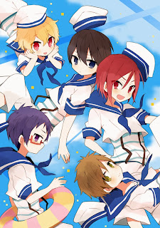 iwatobi swim club rin anime makoto matsuoka uniform sailor nagisa rei ryugazaki tachibana haruka nanase fanart chibi lunagareboshi hazuki eternal