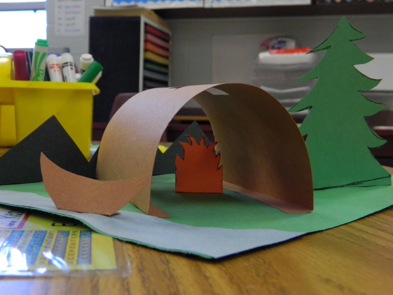 Construction Paper Mountains