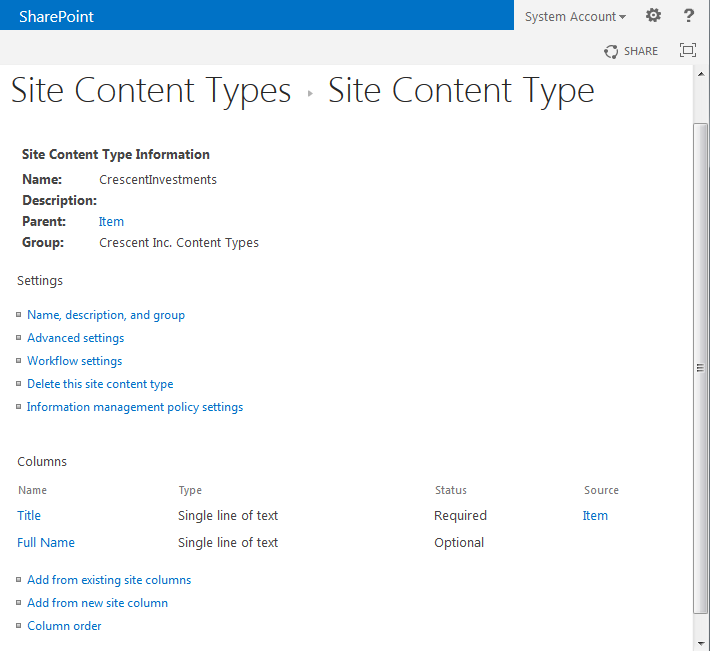 sharepoint 2013 powershell add field to content type