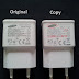 difference between the original mobile charger and copy
