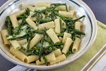 Ziti Rigate with Asparagus and Green Ricotta Sauce