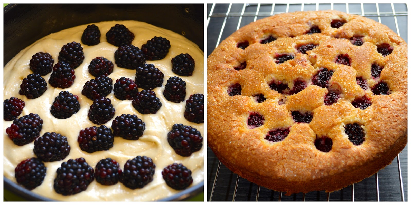 Kitchen Delights Blackberry Buttermilk Sponge