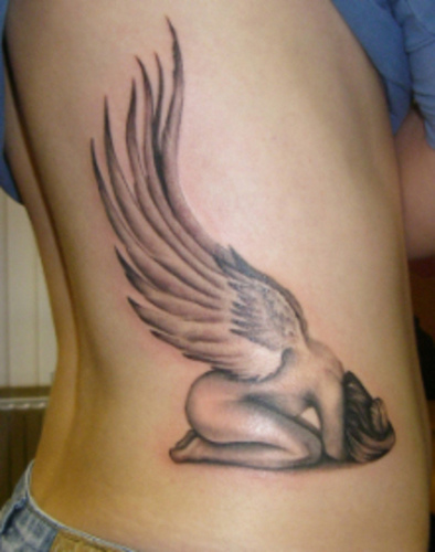 angel baby tattoos. Angel Baby Tattoo