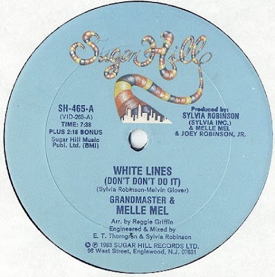 Grandmaster & Melle Mel ‎– White Lines (Don't Don't Do It) / Melle Mel's Groove (1983, VLS, 320)