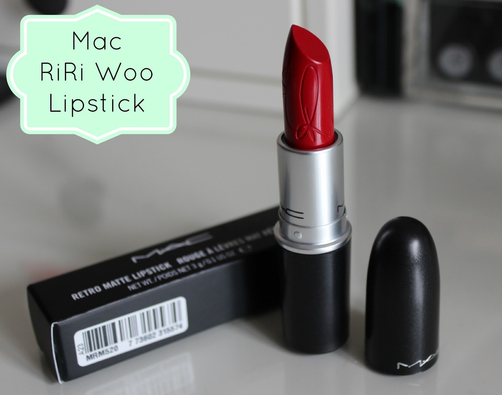 Mac Ruby Woo - food proof lipstick test & review series 