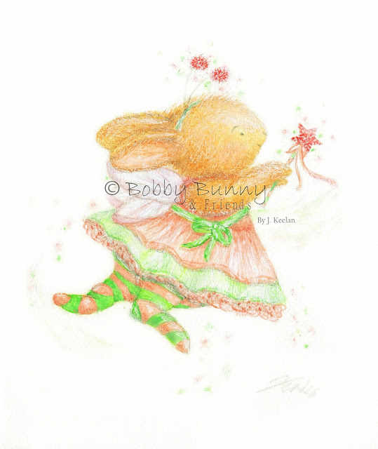 Fairy Bun Bella Character - Copyright Bobby Bunny & Friends - By Jennifer Keelan Illustration 2010