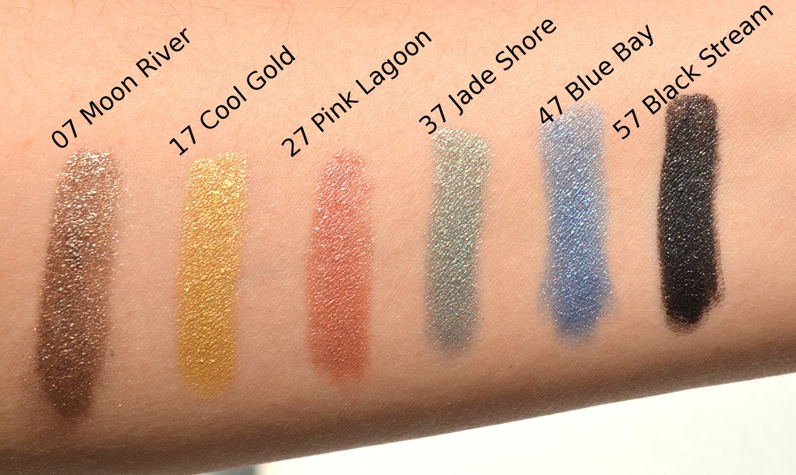 Complete Swatches of Stylo Fresh Effect Eyeshadows and Inimitable