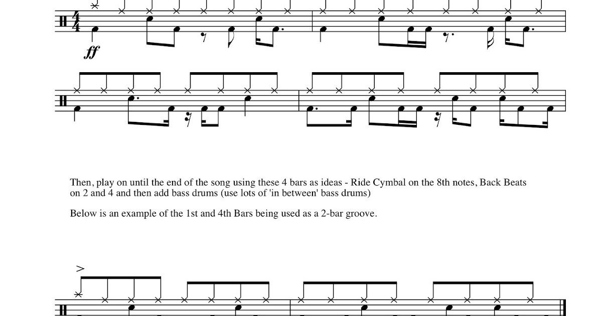 Playsomething Drums Finishing off Under The Bridge