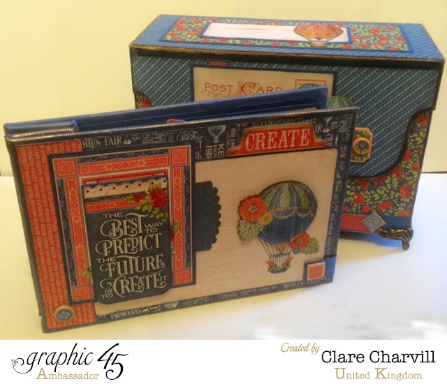 Worlds Fair book in a box Kit Clare Charvill Graphic 45