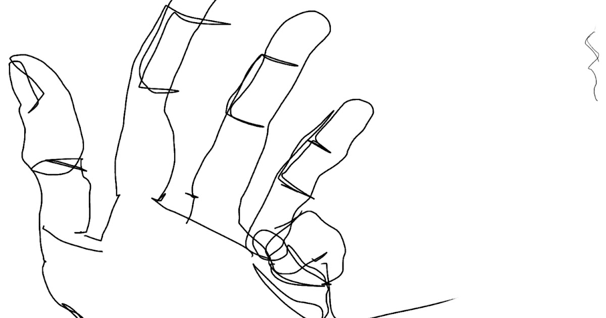 That Neon Kid. Visual Artist. Drawing 1 Blind Hand Contour