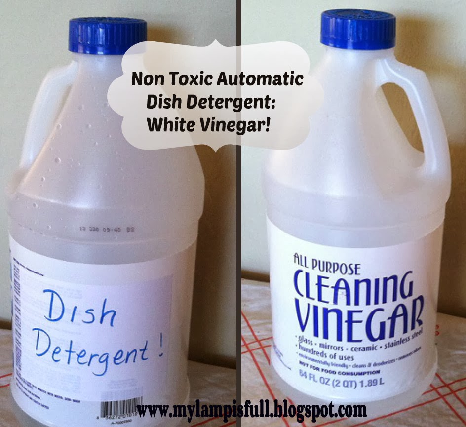 My Lamp is Full Can You Wash Dishes With Plain Vinegar?