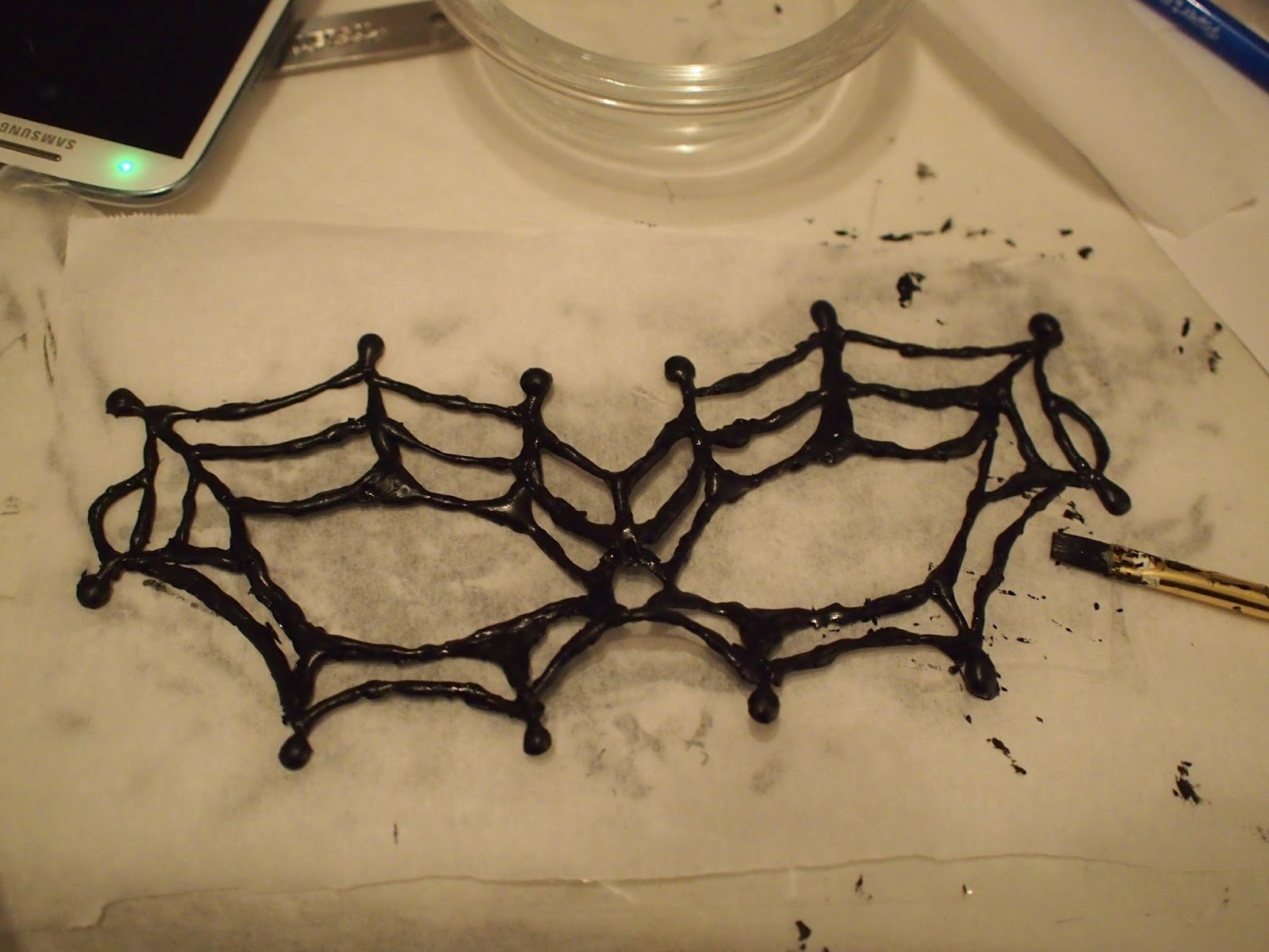 Creations DIY Masquerade Mask Fun with hotglue and some