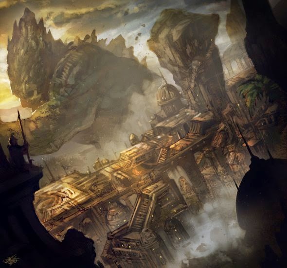 As sombrias ilustrações de ficção científica de Manthos Lappas Manthos Lappas deviantart ilustrações fantasia ficção científica