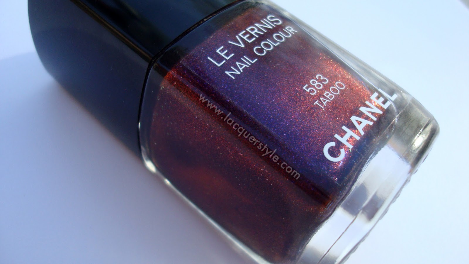 chanel black cherry nail polish