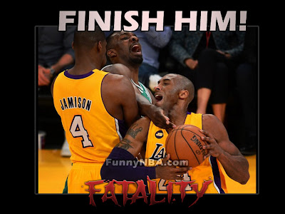finishin him! in nba the mortal kombat edition nba funny moments lakers vs bostons mortal kombat finish him fatality kobe funny nba meme jokes photos 2013 finishin him! in nba the mortal kombat edition nba funny moments