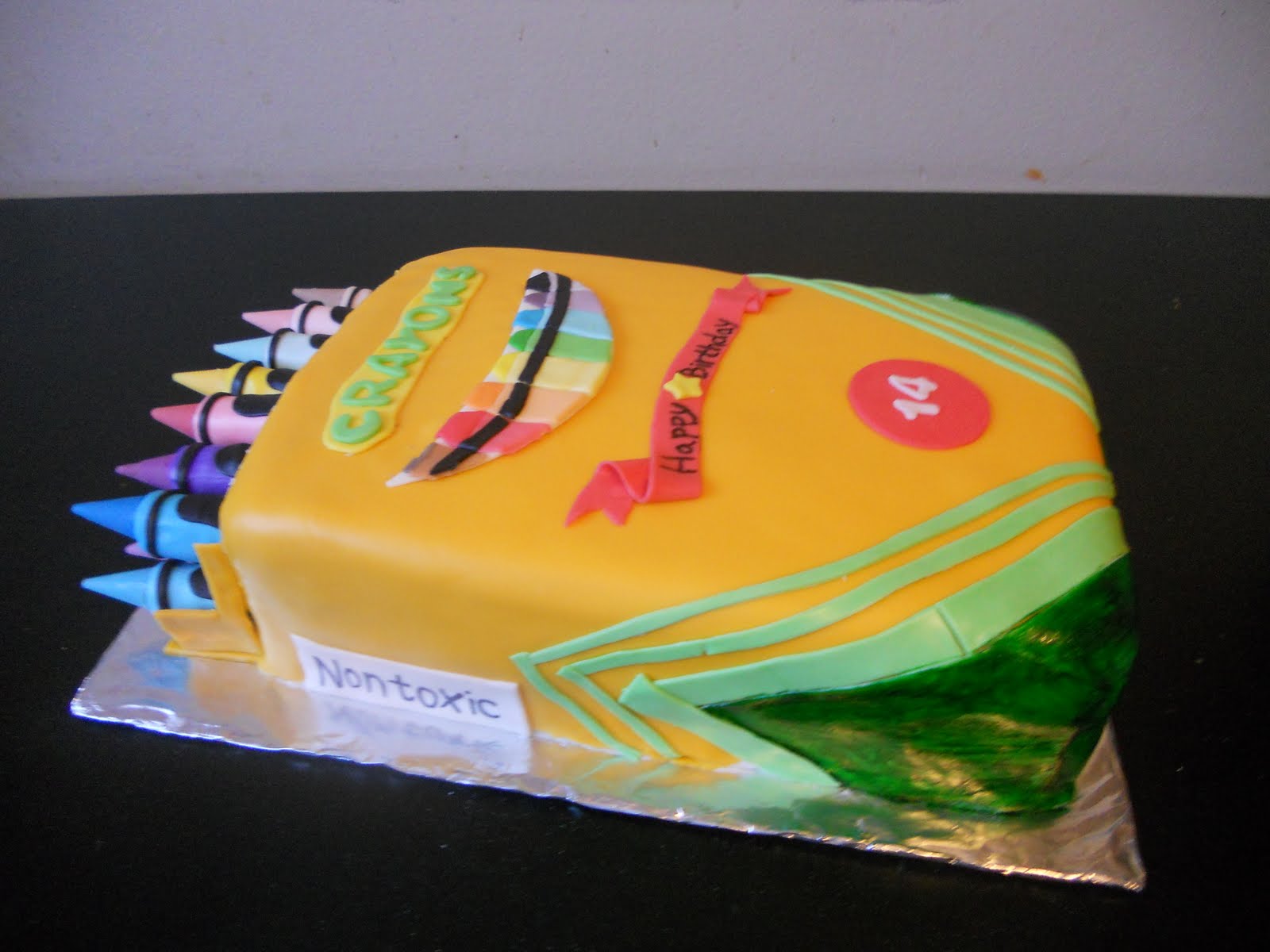 Amber's Birthday Creations Crayon Cake