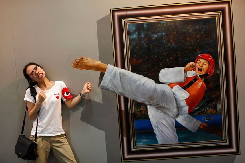 3D Magic Art Special Paintings Exhibition Of China 2012 - Unusual Facts