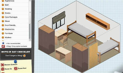 online student study room interior design tool