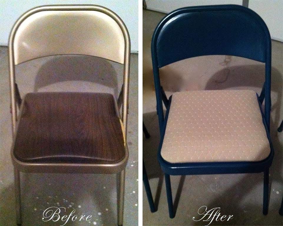 DIY Why Spend More Metal chair makeover