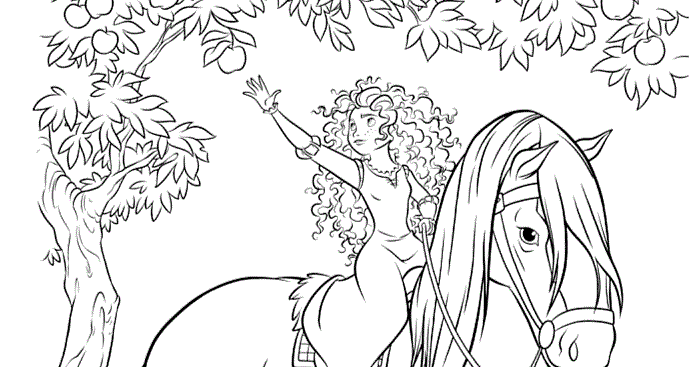 Coloring Pages for everyone: Disney Brave