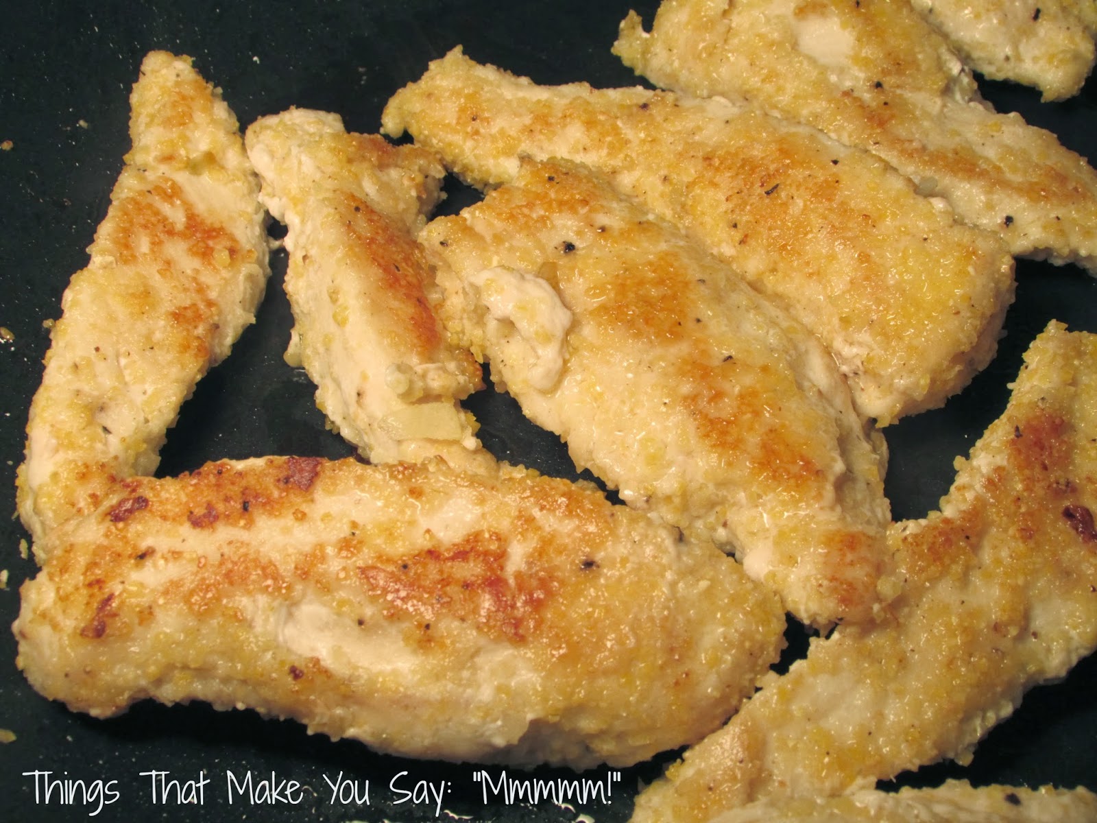 Crispy Cornmeal & Parmesan Crusted Chicken