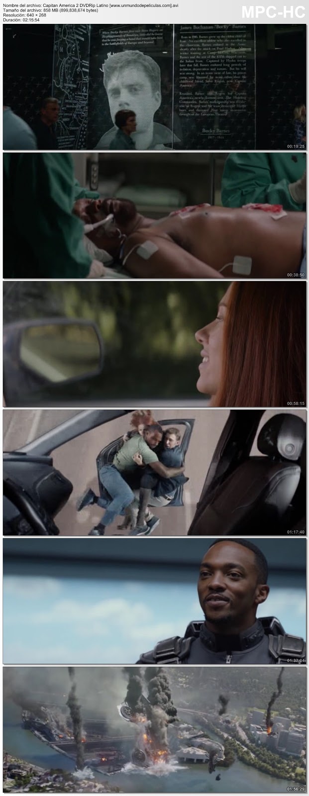 Capturas de la película.