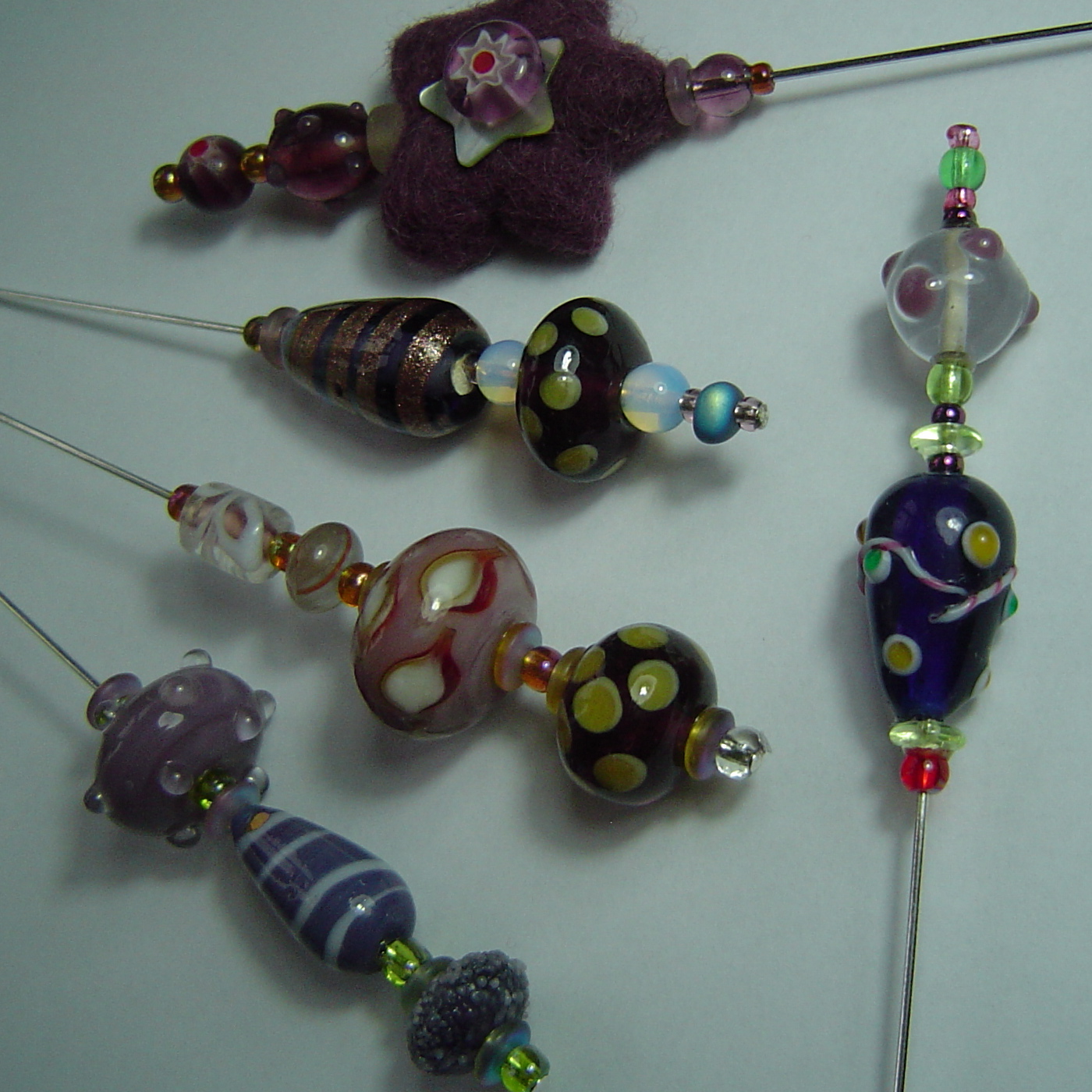 here's one I made earlier Hat Pins