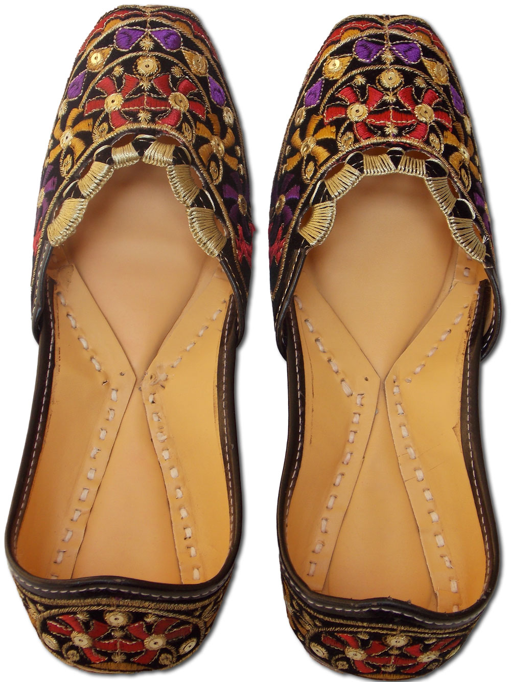 Designer Rajasthani Embroidered Women Fashion Shoes 2013 Ethnic