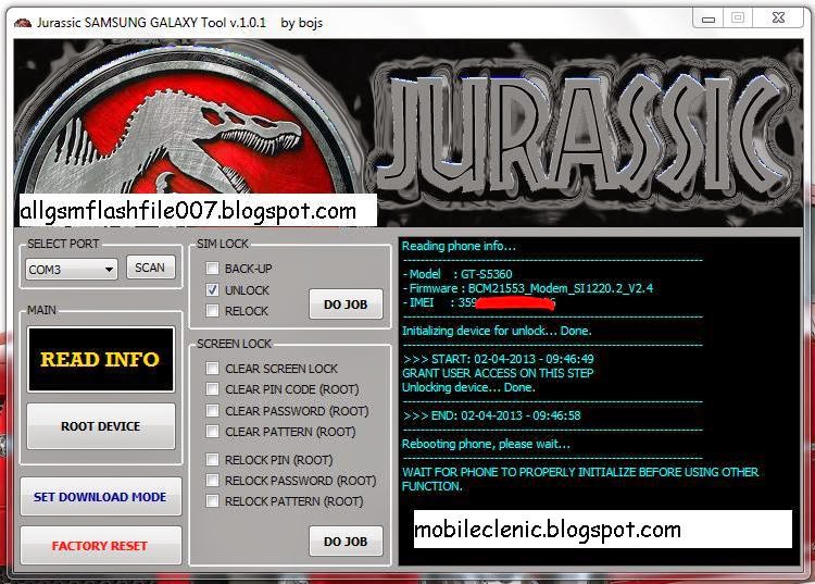 Free gsm unlocking software