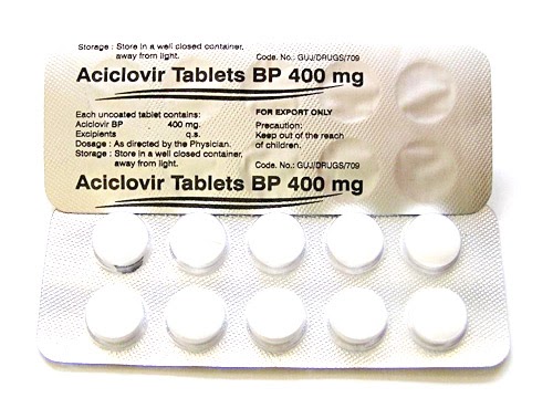 acyclovir dosage cold sores
