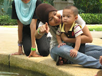 Alif with his Mommy