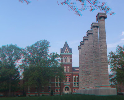 The columns on the Mizzou quadrangle. The columns on the Mizzou quadrangle.