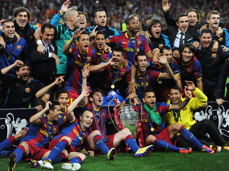 Barcelona 6 Trophies