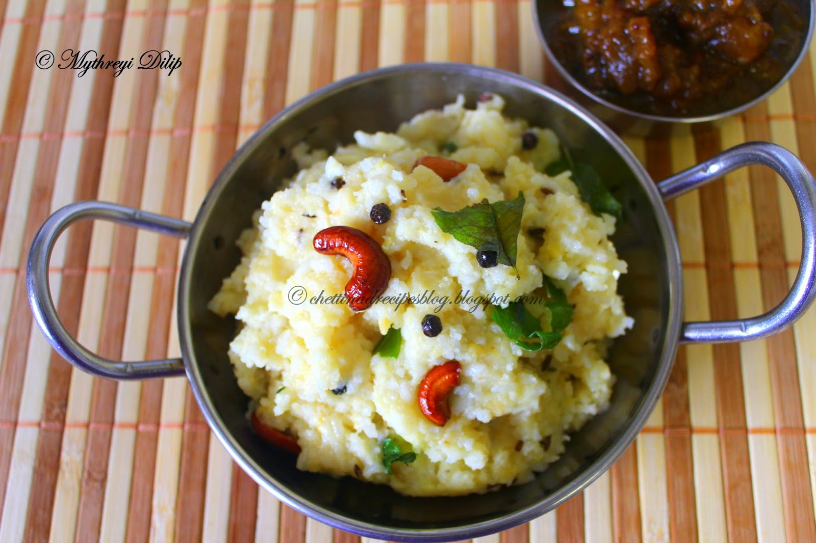 Ven Pongal / Ghee Pongal Chettinad Recipes