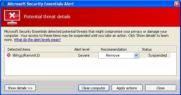 How To Remove RAMNIT Malware 