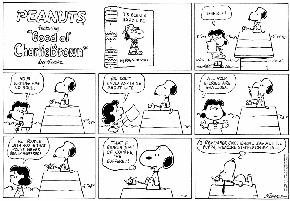 snoopy strip