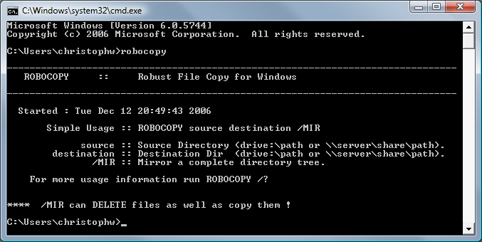 Robocopy