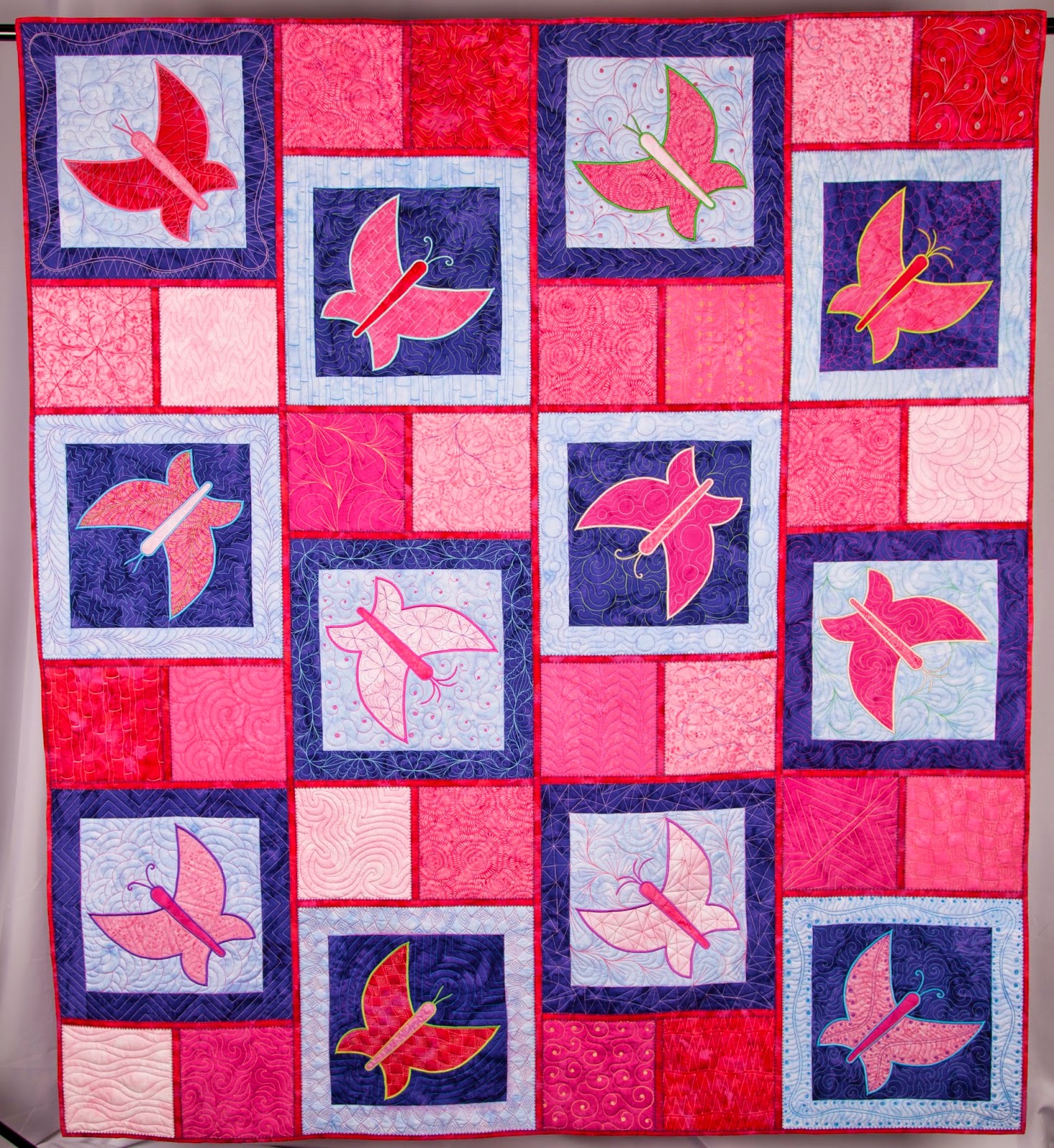 The Free Motion Quilting Project: Welcome to the Dancing Butterfly Quilt Along!