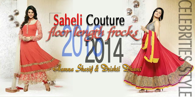 Floor Length Frocks 2013-2014 By Saheli Couture - Banner