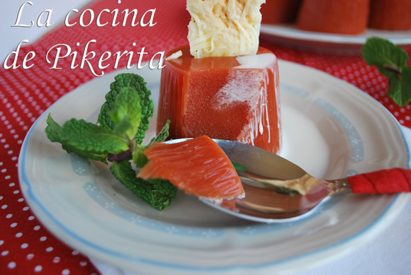 Recetas con tomates fáciles y ricas Flan de tomate Flan de tomate Pikerita