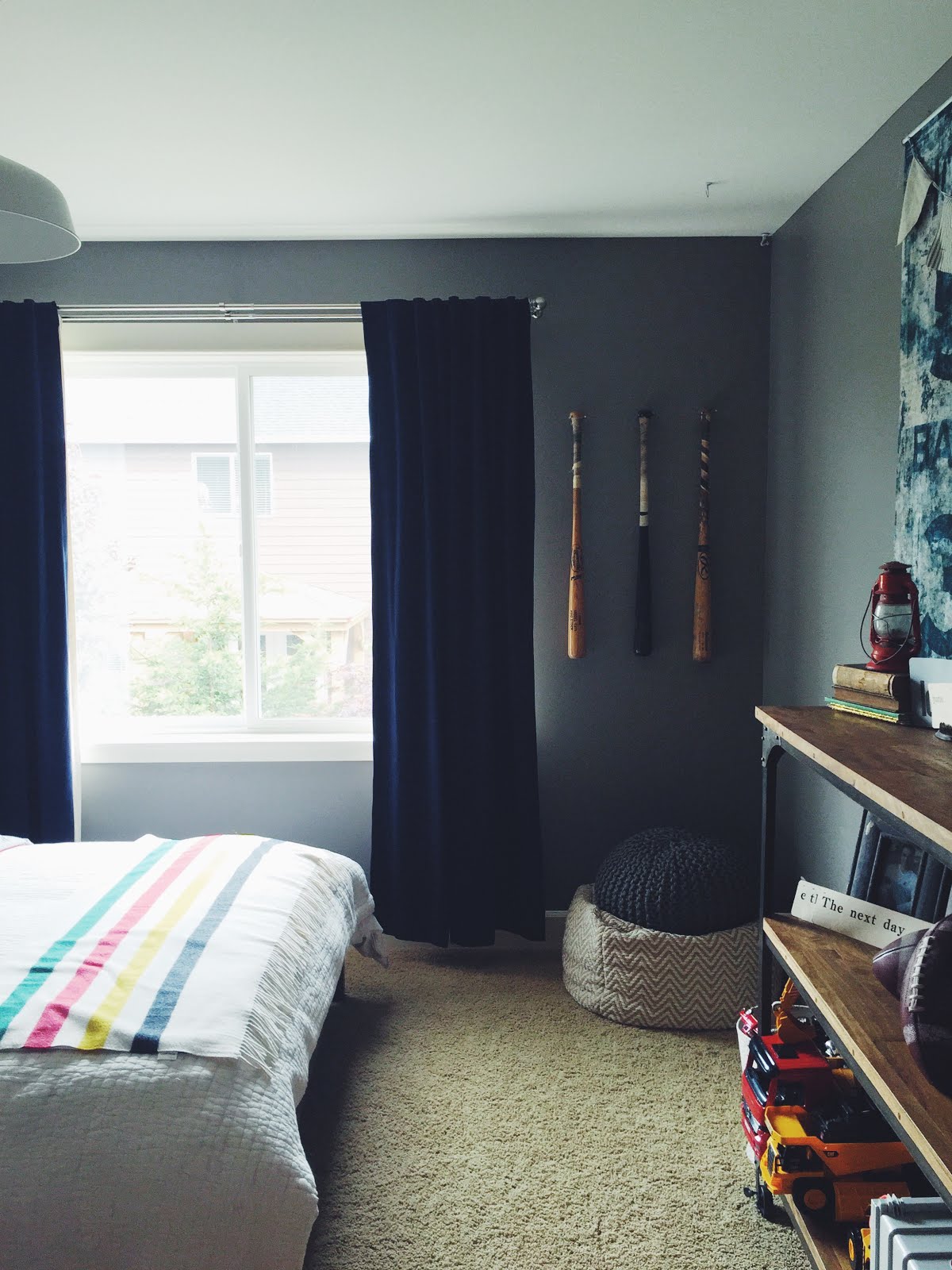 HEN & CO. Baylor's Vintage Athletics Bedroom