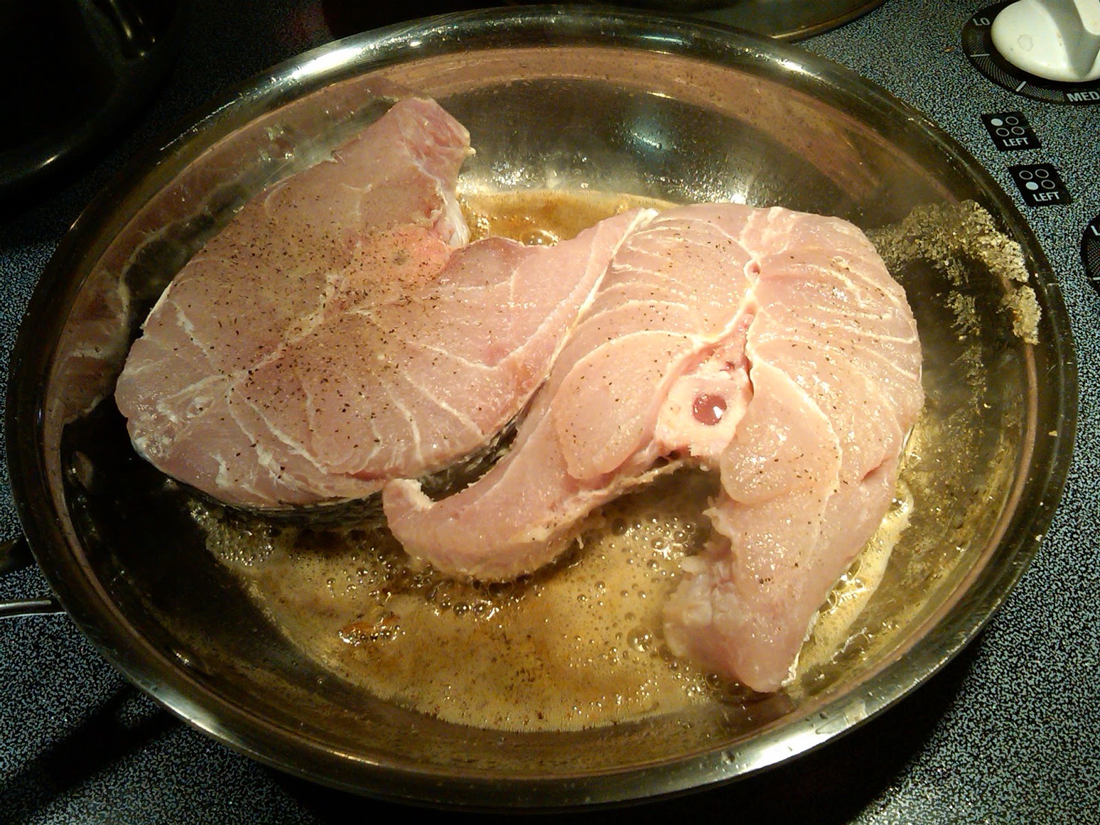 Mila's Mixings Corvina Steaks with Garlic Butter