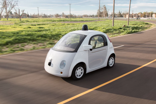 Google自動車原型，摘自Google官方部落格