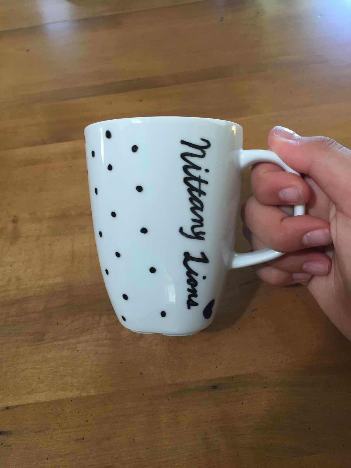 Freckles & Olives DIY Paint Mug