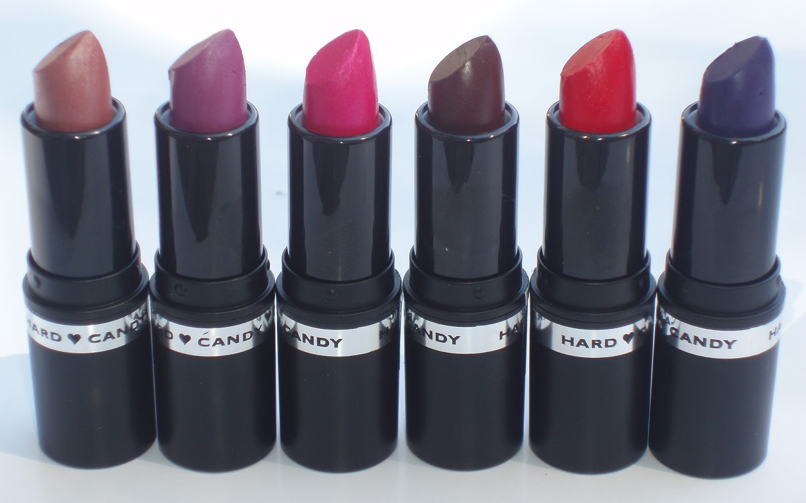 Sparkled Beauty Hard Candy Fierce Effects lipsticks