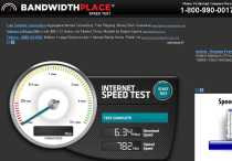 Test medidor de velocidad de internet medir velocidad adsl BandWidth Place