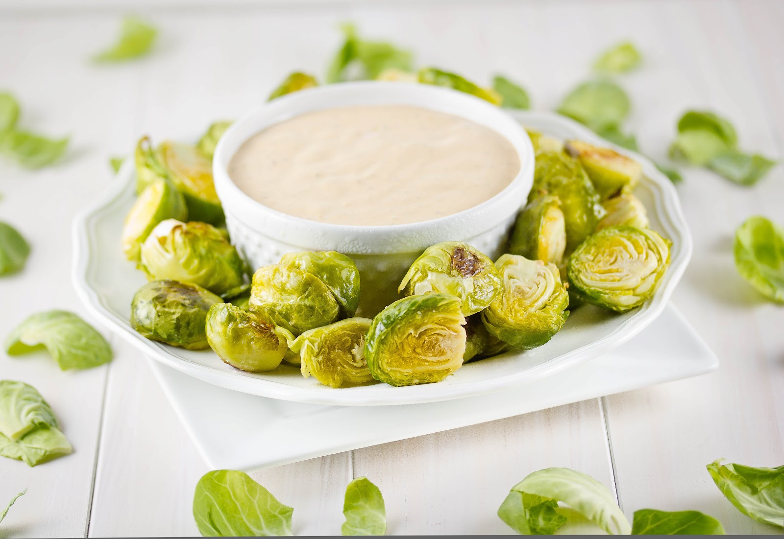 Roasted Brussels Sprouts with Spicy Mayo A Zesty Bite