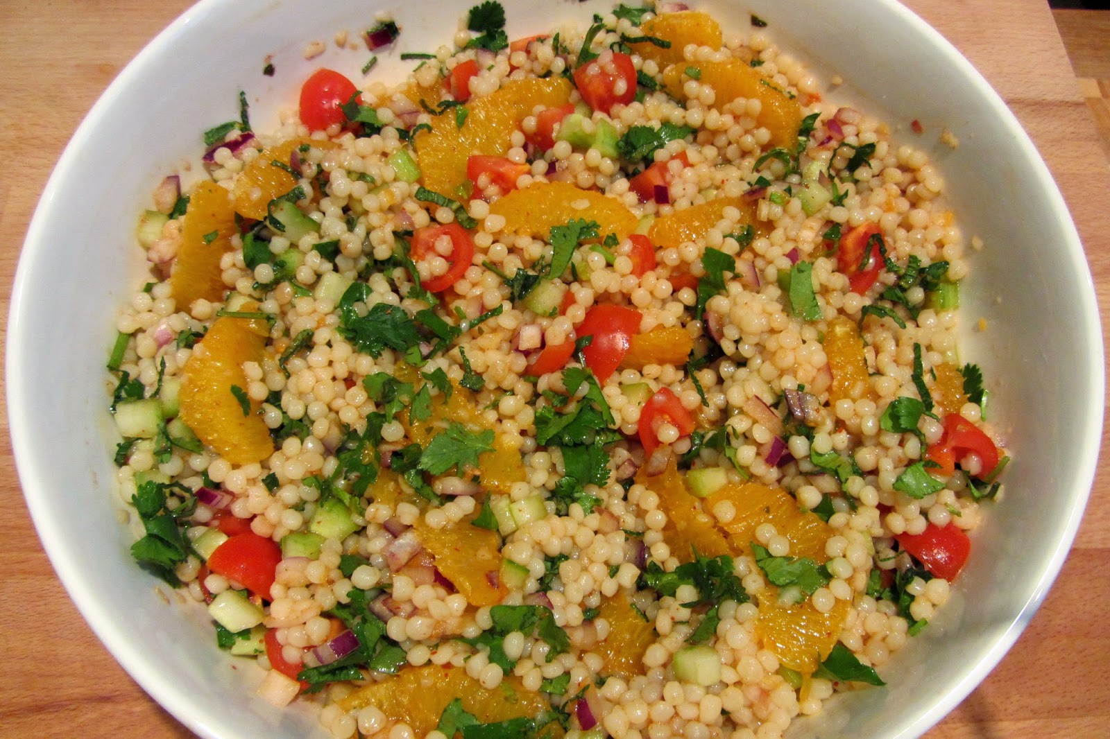 Slimming World Delights Orange,Harissa and Giant Cous Cous Salad