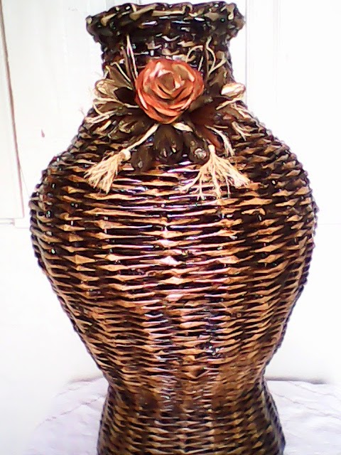 Recicle& Design Artesanato Novos vasos Aparador Tv Sala ~ Recicle& Design Artesanato Novos vasos