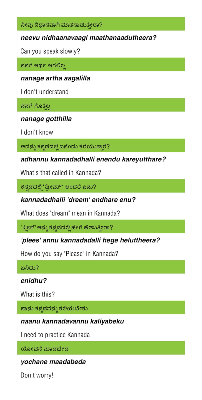 board meeting meaning in kannada